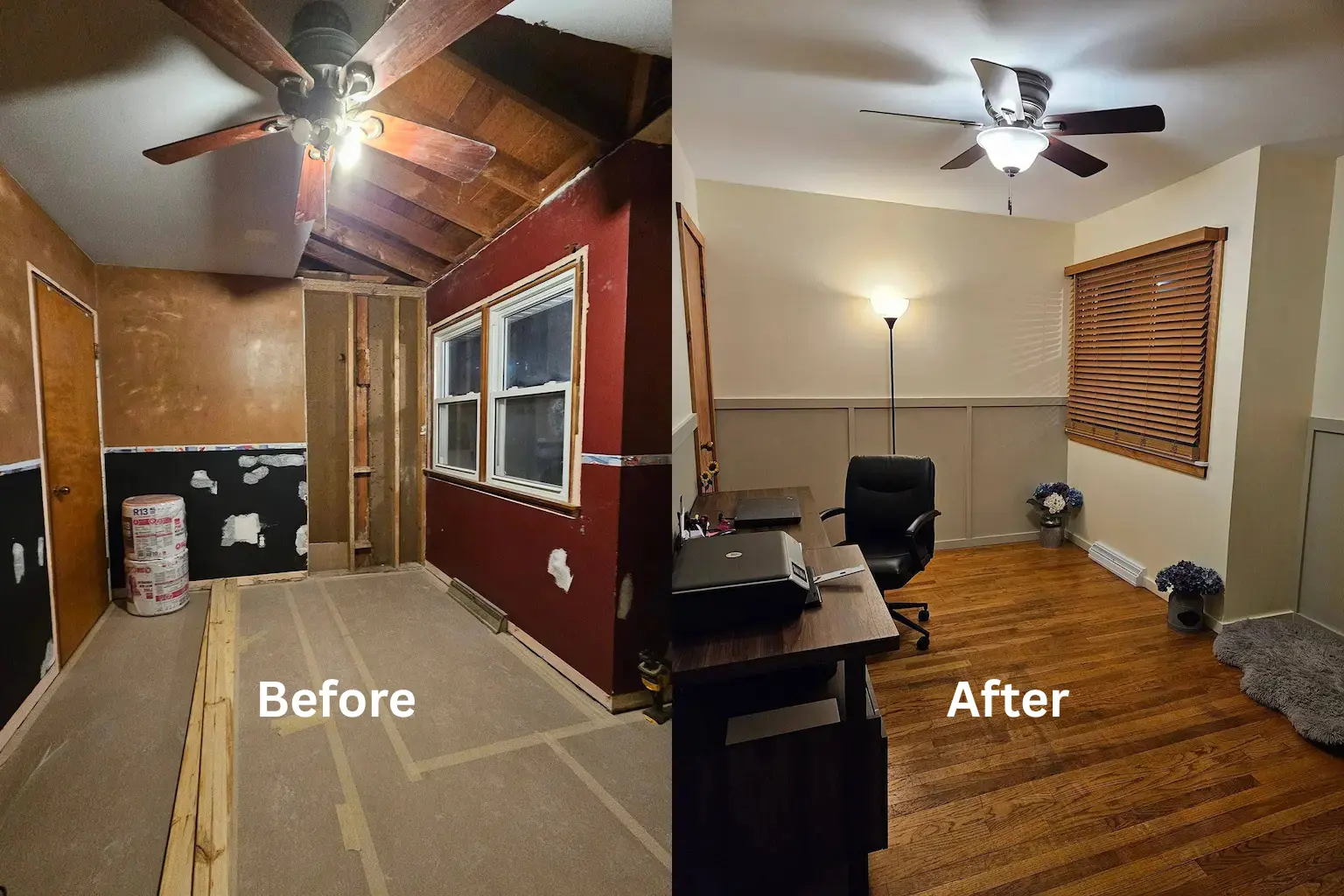 Office Before and After