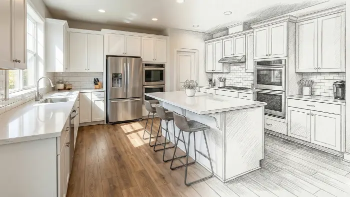 LVP Kitchen Flooring