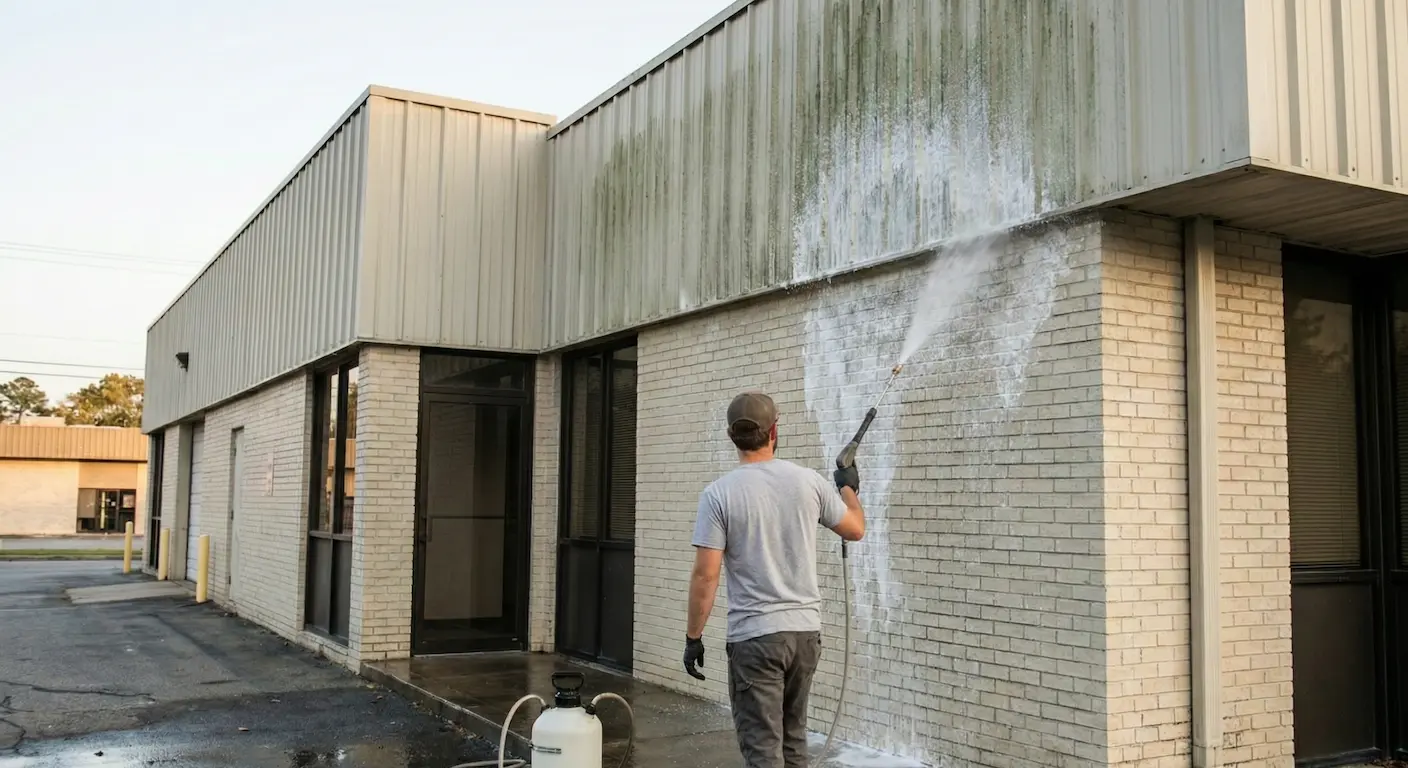 Power Washing Building