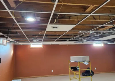 Basement finishing project